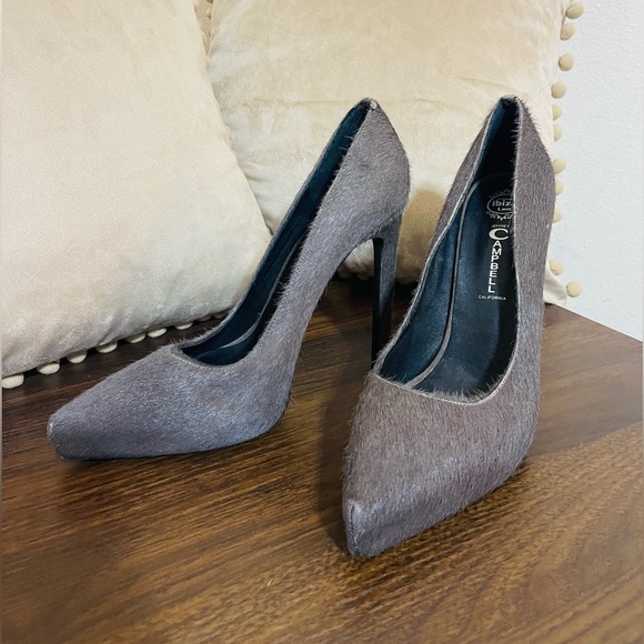 NEW | Ibiza Last x Jeffrey Campbell | Grey Fur Heels | 8.5 - Picture 1 of 5